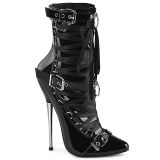 Bottines talons extrèmes à lacet