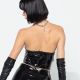 Bustier vinyl pour femme nouvelle collection