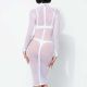 Robe blanche libertine petit prix