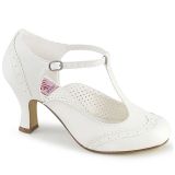 Escarpins d'Orsay coloris blanc