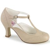 Escarpins coloris caramel petit talon