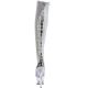 Cuissardes femme argentées Pleaser - Talon plateforme, bout ouvert, paillettes