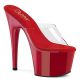 mules plateforme rouge femme - Pleaser - chaussures d'été - grande taille - transgenre - travesti