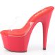mules plateforme rouge femme - Pleaser - chaussures d'été - grande taille - transgenre - travesti Adore-701