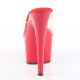 mules plateforme rouge femme - Pleaser - chaussures d'été - grande taille - transgenre - travesti