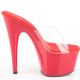 mules plateforme rouge femme - Pleaser - chaussures d'été - grande taille - transgenre - travesti