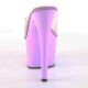 Mules plateforme femme, coloris lavande. Chaussures été tendance. Pleaser Adore-701