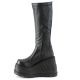 Bottes vegan associées à une tenue gothique STOMP-200