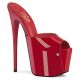 mules rouges vernies Pleaser JUBILANT-01