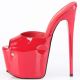 mules rouges vernies Pleaser JUBILANT-01