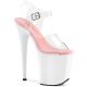 Sandales Pole Dance Pleaser blanches