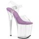 Sandales Pole Dance Pleaser blanches