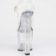Sandale transparente Pleaser, AMAZE-808, talon 20cm, plateforme 9cm