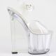 Sandale transparente Pleaser, AMAZE-808, talon 20cm, plateforme 9cm