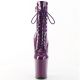 Bottines violettes à talons hauts et plateforme XXL Pleaser FLAMINGO-1020