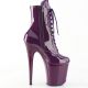 Bottines violettes à talons hauts et plateforme XXL Pleaser FLAMINGO-1020
