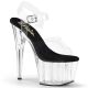 Sandales Pleaser Adore-708PREM transparentes à talons hauts et plateformes