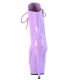 Bottine delight rose lavande talon plateau