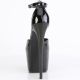 Sandales Pleaser JUBILANT-15 noir vernis à talons hauts de 18cm