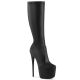 Botte plateforme intérieure talon extrémBottes Pleaser JUBILANT-2000 noir mat, hauts talons et plateformes