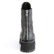 Bottes gothiques noires Demonia Cult Gravedigger-10 avec plateforme et bout renforcé en métal, style punk rock