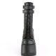 Bottes gothiques femme Demonia Cult Camel-250 noires à plateforme haute