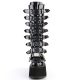Bottes gothiques femme Demonia Cult Damned-318 à plateforme 9 cm