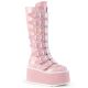 Bottes gothiques femme Demonia Cult Damned-318 à plateforme 9 cm
