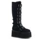 Bottes gothiques femme Demonia Cult Damned-318 à plateforme 9 cm
