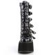 Bottes gothiques femme Demonia Cult Damned-225 noires à plateformes, style punk