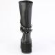 Bottes gothiques Demonia Cult Damned-220 noires à plateforme 9 cm