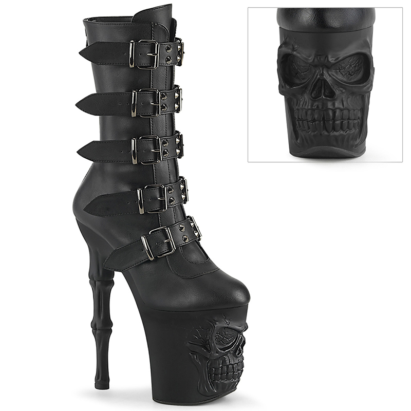 Bottines tête de mort - Pointure : 40 - Pleaser - Modalova
