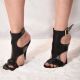 nu-pieds caoutchouc latex noir talon aiguille
