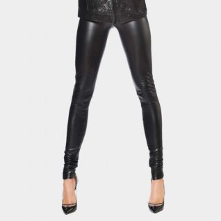 Leggings fétichistes Patrice Catanzaro noirs.