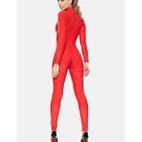 Combinaison vinyle rouge