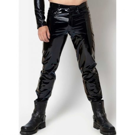 Pantalon vinyle homme
