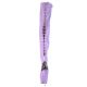 Cuissardes montantes plateforme 15 cm Pleaser couleur lavande glamour.