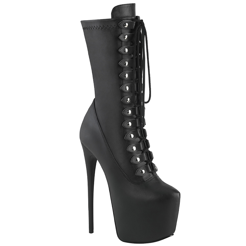 Bottines Plateformes Vertigineuses à Laçage - Pointure : 46 - Pleaser - Modalova