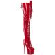 Cuissardes Pleaser Jubilant laçage sur le devant pour pole dance transformiste modulable.