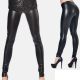 Leggings faux cuir destock