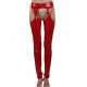 Chaps en Wetlook rouge brillante