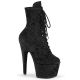 Bottines Pleaser ADORE-1020WR avec plateforme et talon brillants.