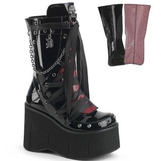 bottes-demonia-kera-121-noir-chaine-crane-plateforme