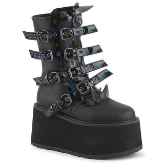 bottes-demonia-damned-156-flammes-griffes-diable
