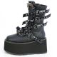bottes-gothiques-bouclier-flammes-griffes-metal