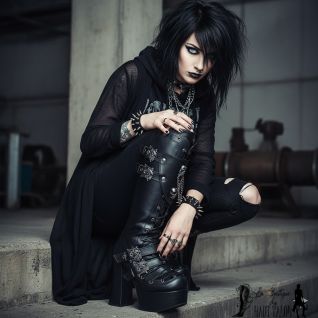 Bottes montants DemoniCult CHARADE-230 