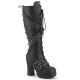 Bottes Demonia GOTHIKA-108 gothiques laçage O-Ring.