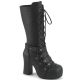 Bottes Demonia GOTHIKA-152 plateforme talon épais gothique.