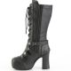 Bottes Demonia Cult Gothika, style rock BDSM talon 3 3/4.