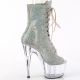 Bottines strass Pleaser, chaussures de show érotique.